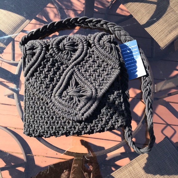 🖤Tommy Bahama Macrame Bag - Picture 2 of 8